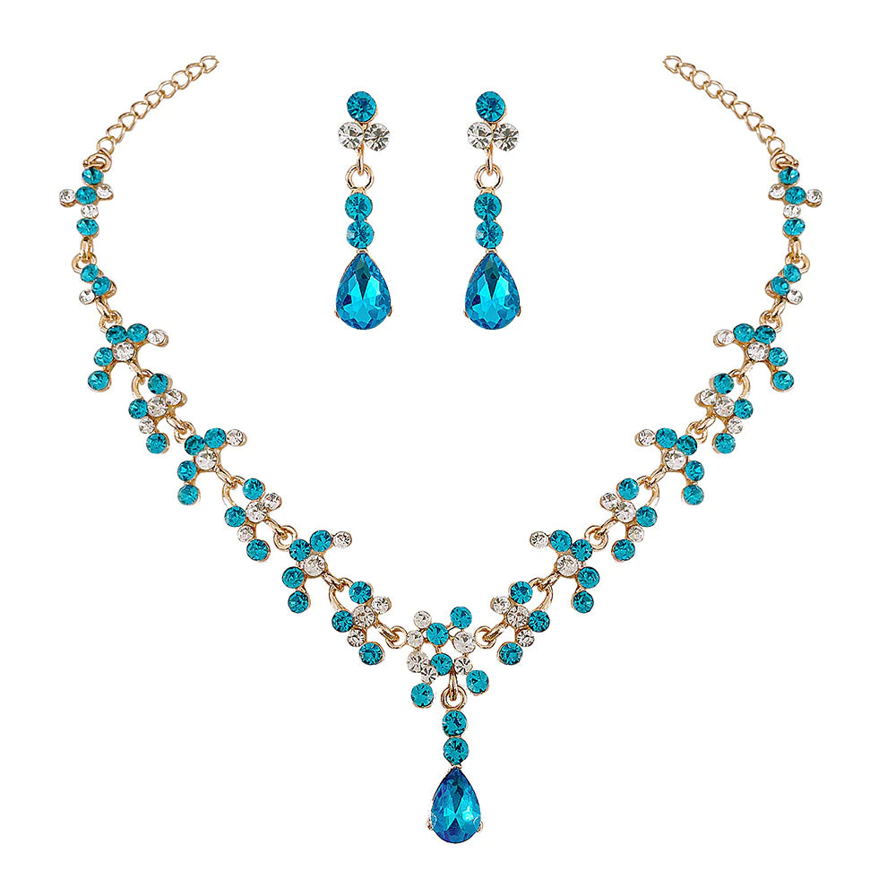 Bride Jewelry Set - Necklace and Earrings for Weddings