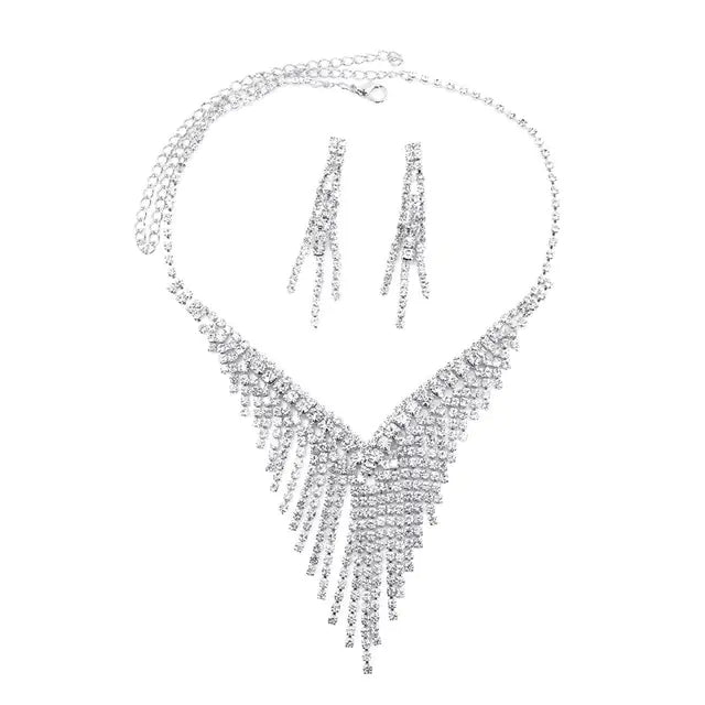 Luxury Crystal Tassel Set