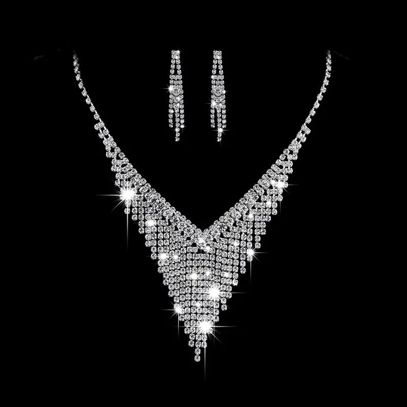 Luxury Crystal Tassel Set