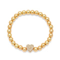 Gold Bright Heart Bracelet