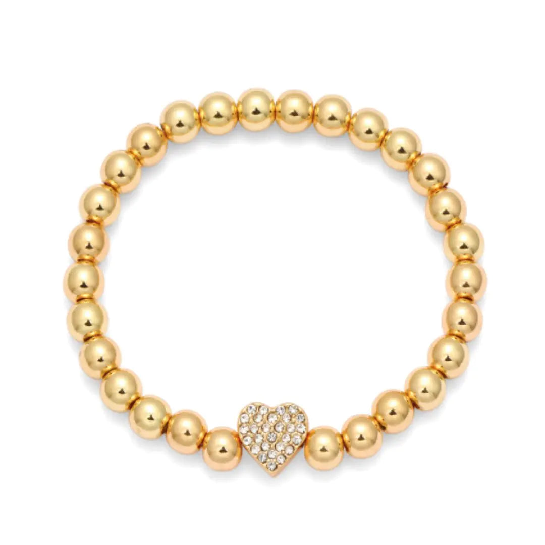 Gold Bright Heart Bracelet