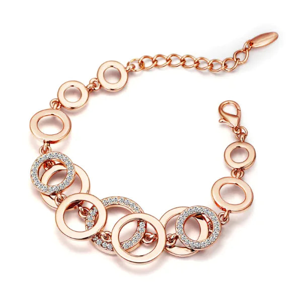 Three-Piece Golden Jewelry Set