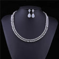 Classic Jewelry Set: Teardrop Earrings & Necklace
